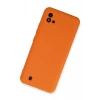 USLUCAN ALIŞVERİŞ Realme C11 2021 Kılıf Nano içi Kadife Silikon - Turuncu