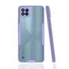 USLUCAN ALIŞVERİŞ Realme C11 2021 Kılıf Platin Silikon - Lila