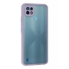 USLUCAN ALIŞVERİŞ Realme C21 Kılıf Montreal Silikon Kapak - Mor