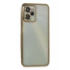 USLUCAN ALIŞVERİŞ Realme C35 Kılıf Lensli Silikon - Gold