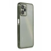 USLUCAN ALIŞVERİŞ Realme C35 Kılıf Lensli Silikon - Yeşil