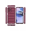 USLUCAN ALIŞVERİŞ Realme C35 Kılıf Optimum Silikon - Bordo