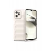 USLUCAN ALIŞVERİŞ Realme C35 Kılıf Optimum Silikon - Krem