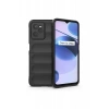USLUCAN ALIŞVERİŞ Realme C35 Kılıf Optimum Silikon - Siyah