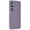 USLUCAN ALIŞVERİŞ Realme C65 Kılıf Petek Silikon Kapak - Lila