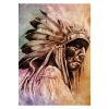 USLUCAN ALIŞVERİŞ Redskin Kızılderili Canvas Tablo (50x70)