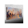 USLUCAN ALIŞVERİŞ Renkli Kayıp Şehir Canvas Tablo (60x120)