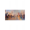 USLUCAN ALIŞVERİŞ Renkli Kayıp Şehir Canvas Tablo (60x120)