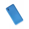 USLUCAN ALIŞVERİŞ Samsung Galaxy A01 Core Kılıf Nano içi Kadife Silikon - Mavi
