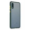 USLUCAN ALIŞVERİŞ Samsung Galaxy A02 Kılıf Miami Şeffaf Silikon - Koyu Yeşil