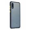 USLUCAN ALIŞVERİŞ Samsung Galaxy A02 Kılıf Miami Şeffaf Silikon - Lacivert