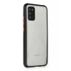 USLUCAN ALIŞVERİŞ Samsung Galaxy A02S Kılıf Miami Şeffaf Silikon - Siyah