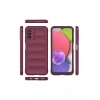 USLUCAN ALIŞVERİŞ Samsung Galaxy A03S Kılıf Optimum Silikon - Bordo