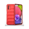 USLUCAN ALIŞVERİŞ Samsung Galaxy A03S Kılıf Optimum Silikon - Kırmızı