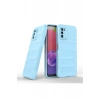 USLUCAN ALIŞVERİŞ Samsung Galaxy A03S Kılıf Optimum Silikon - Sky Blue