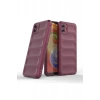 USLUCAN ALIŞVERİŞ Samsung Galaxy A04E Kılıf Optimum Silikon - Bordo