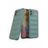 USLUCAN ALIŞVERİŞ Samsung Galaxy A05 Kılıf Optimum Silikon - Koyu Yeşil