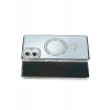 USLUCAN ALIŞVERİŞ Samsung Galaxy A07 4G Joke Simli Magneticsafe Kılıf - Gümüş