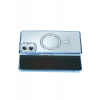 USLUCAN ALIŞVERİŞ Samsung Galaxy A07 4G Joke Simli Magneticsafe Kılıf - Mavi