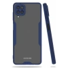 USLUCAN ALIŞVERİŞ Samsung Galaxy A22 Kılıf Platin Silikon - Lacivert
