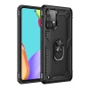 USLUCAN ALIŞVERİŞ Samsung Galaxy A33 5G Kılıf Sofya Yüzüklü Silikon Kapak - Siyah