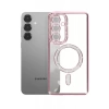USLUCAN ALIŞVERİŞ Samsung Galaxy A37 5G Joke Simli Magneticsafe Kılıf - Pembe
