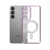 USLUCAN ALIŞVERİŞ Samsung Galaxy A57 5G Joke Simli Magneticsafe Kılıf - Derin Mor