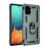 USLUCAN ALIŞVERİŞ Samsung Galaxy A71 Kılıf Sofya Yüzüklü Silikon Kapak - Yeşil
