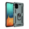 USLUCAN ALIŞVERİŞ Samsung Galaxy A71 Kılıf Sofya Yüzüklü Silikon Kapak - Yeşil