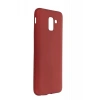 USLUCAN ALIŞVERİŞ Samsung Galaxy J6 Kılıf First Silikon - Bordo