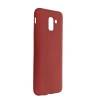 USLUCAN ALIŞVERİŞ Samsung Galaxy J6 Kılıf First Silikon - Bordo