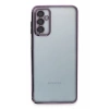 USLUCAN ALIŞVERİŞ Samsung Galaxy M23 Kılıf Lensli Silikon - Mor