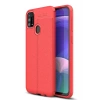 USLUCAN ALIŞVERİŞ Samsung Galaxy M31 Kılıf Auto Focus Kapak - Kırmızı