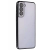 USLUCAN ALIŞVERİŞ Samsung Galaxy S21 FE Kılıf Lensli Silikon - Siyah