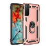USLUCAN ALIŞVERİŞ Samsung Galaxy S21 Kılıf Sofya Yüzüklü Silikon Kapak - Rose