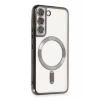 USLUCAN ALIŞVERİŞ Samsung Galaxy S22 Kılıf Kross Magneticsafe Kapak - Siyah