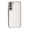 USLUCAN ALIŞVERİŞ Samsung Galaxy S22 Kılıf Lensli Silikon - Gold