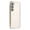 USLUCAN ALIŞVERİŞ Samsung Galaxy S23 Kılıf Lensli Silikon - Gold
