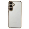 USLUCAN ALIŞVERİŞ Samsung Galaxy S24 FE Kılıf Lensli Silikon - Gold