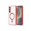 USLUCAN ALIŞVERİŞ Samsung Galaxy S24 Plus Kılıf Kross Magneticsafe Kapak - Kırmızı