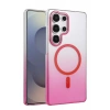 USLUCAN ALIŞVERİŞ Samsung Galaxy S25 Ultra Glossy Magsafe Kapak - Pembe