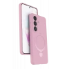 USLUCAN ALIŞVERİŞ Samsung Galaxy S26 Plus Regal Magsafe Standlı Kapak - Açık Pembe