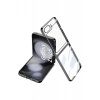 USLUCAN ALIŞVERİŞ Samsung Galaxy Z Flip 5 Kılıf Fold Element Kapak - Siyah