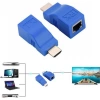 USLUCAN ALIŞVERİŞ SENSEI 30 METRE HD-30 CAT6 HDMI EXTENDER İKİLİ MAVİ ADAPTÖR