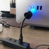 USLUCAN ALIŞVERİŞ Sese Duyarlı USB Araç İçi Ambiyans Işığı