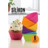 USLUCAN ALIŞVERİŞ Silikon Muffin Kalıbı - Sürekli Kullanım Muffin Kek Kalıbı 6 ADET
