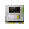 USLUCAN ALIŞVERİŞ Siyah Motorsiklet Canvas Tablo (60x120)