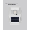 USLUCAN ALIŞVERİŞ Solar Sensörlü Dış Mekan Lamba 3 Işık Modlu ve IP65 Dayanıklı