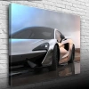 USLUCAN ALIŞVERİŞ Spor Gri Araba Kanvas Tablo 50 x 70