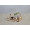 USLUCAN ALIŞVERİŞ Swarovski Taşlı Minik Figür - Kurbağa